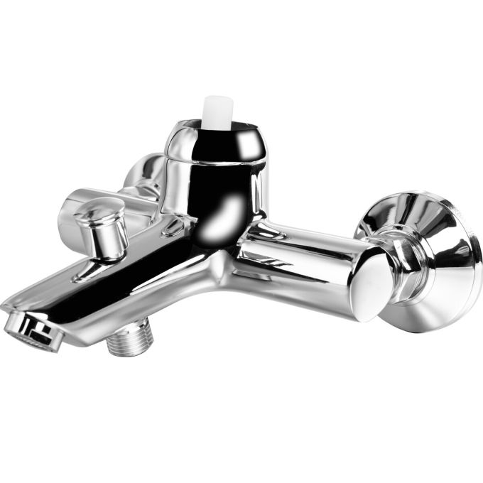 Monomando expuesto para regadera y tina Spacio