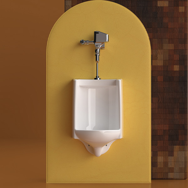 Mingitorio ahorrador de agua helvex con fluxómetro de sensor